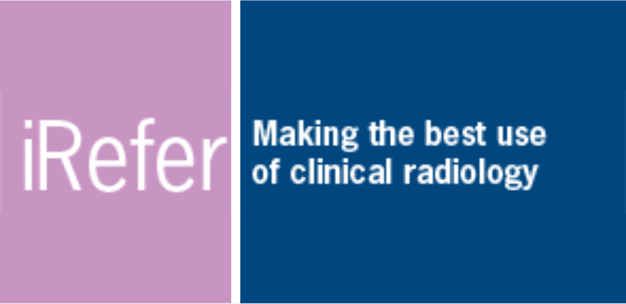 iRefer, resources, members, radiology, RCR