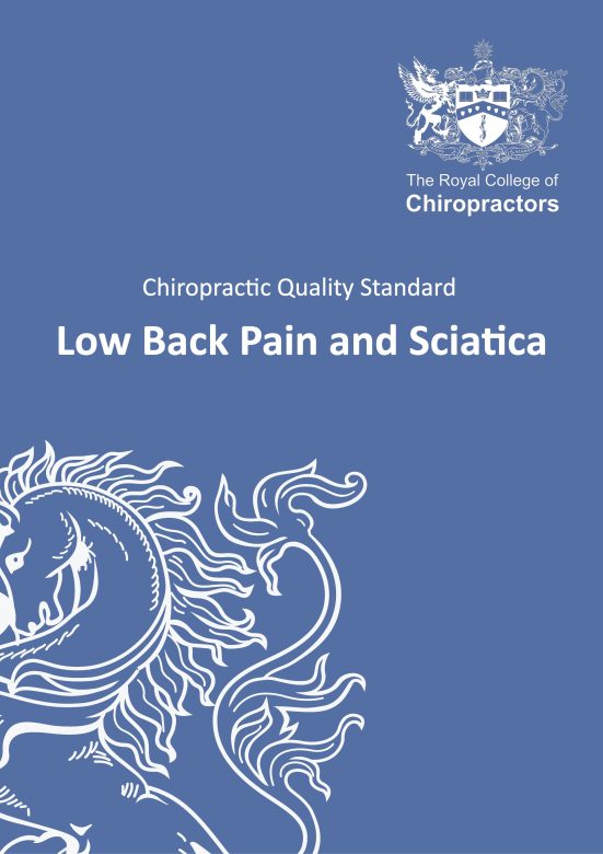 Quality Standard, low back pain and sciatica, cover